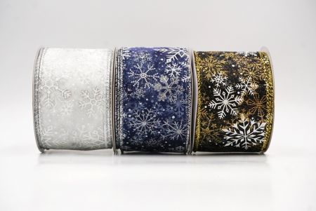 Glitterans Nativitatis Nives Flocculi Filum Ribbons_KF9978.KF9979.KF9980.KF9981 (3)